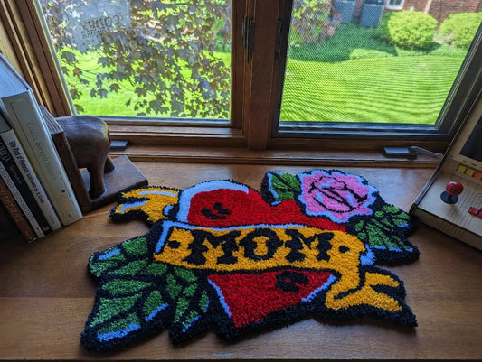 Mom Tattoo-inspired rug