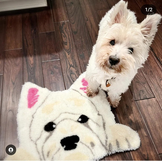 Handsome Terrier Rug